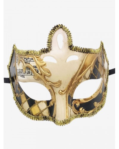 Carnival Mask For Adults Black Plastic Masquerade Costume Accessories Mardi Gras Ball