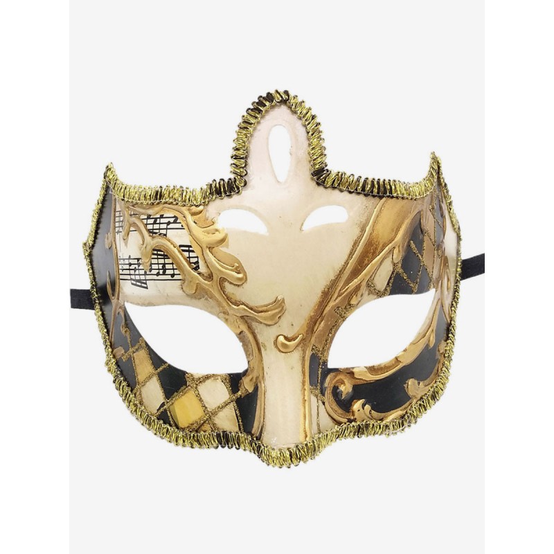 Carnival Mask For Adults Black Plastic Masquerade Costume Accessories Mardi Gras Ball