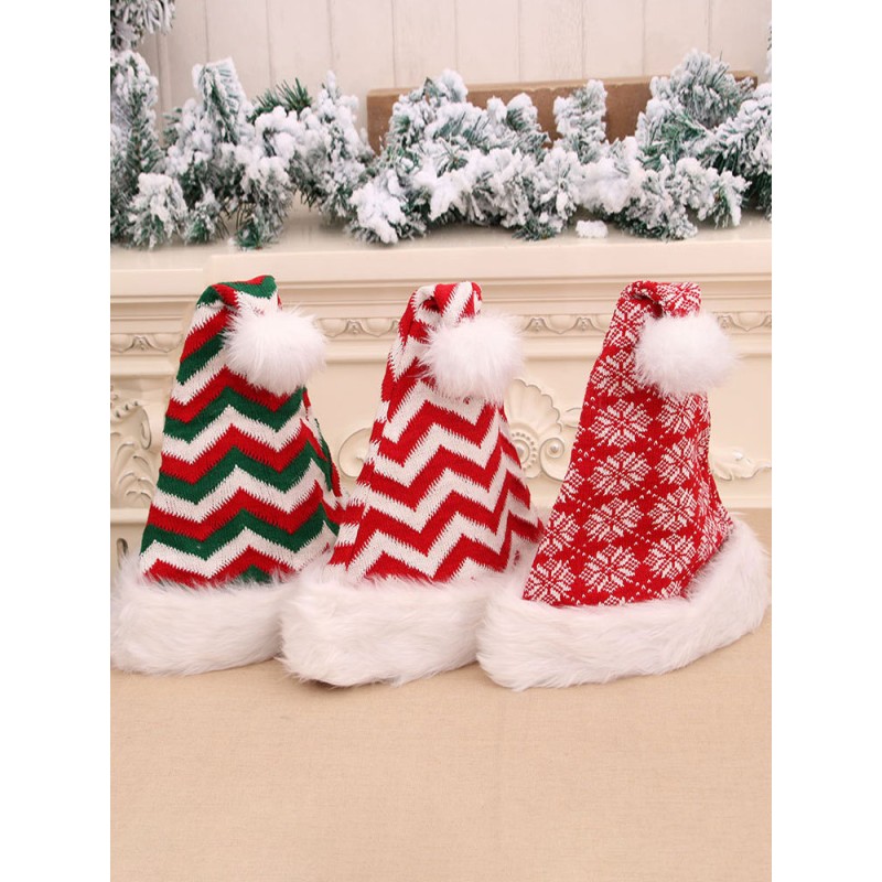 Unisex Christmas Party Supplies Polyester Fiber Christmas Christmas Hat Costume Decorations Accessories