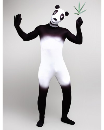 Morph Suit Panda Style Zentai Suit Full Body Lycra Spandex Bodysuit