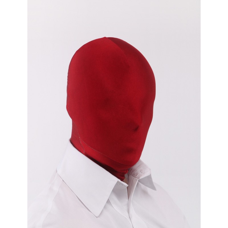 Halloween Burgundy Unicolor Unisex Lycra S Halloween Hood