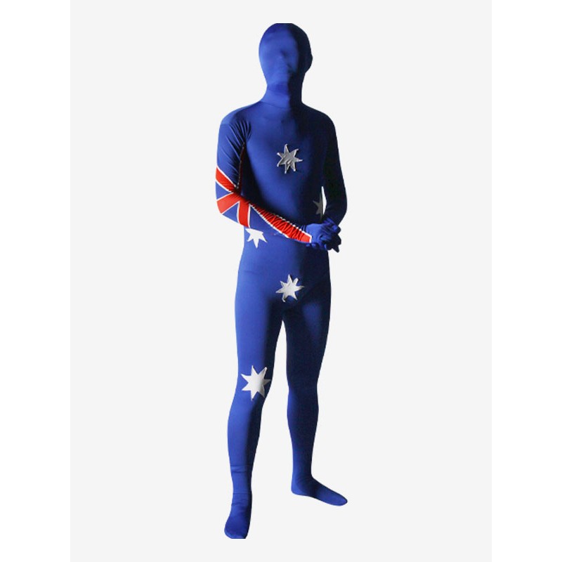 Carnival Flag Of Australia Spandex Zentai Suit Carnival Bodysuit