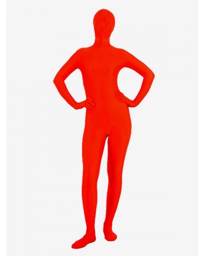 Halloween Morph Suit Unisex Red Lycra Spandex Zentai Suit Bodysuit