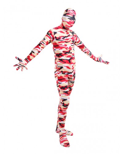 Unisex Gorgeous Camouflage Lycra Spandex Full Body Zentai Suit Halloween