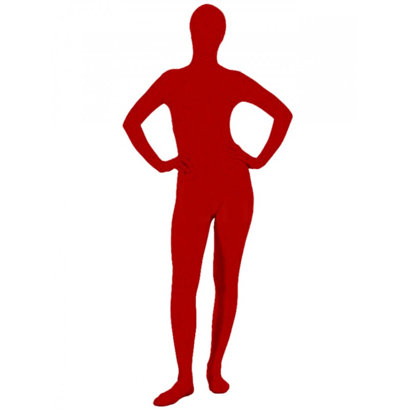 Morph Suit Halloween Red Unisex Lycra Zentai Suit Morphsuits Halloween Bodysuit