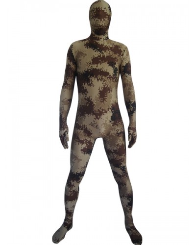 Morph Suit Camouflage Lycra Spandex Fabric Zentai Suit Unisex Full Body Suit Bodysuit