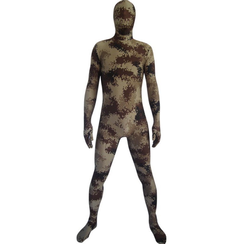 Morph Suit Camouflage Lycra Spandex Fabric Zentai Suit Unisex Full Body Suit Bodysuit