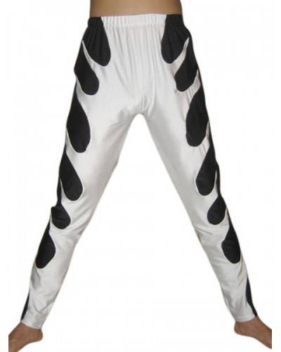 White Black Spandex Pants