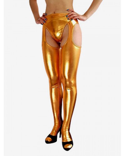 Gold Shiny Metallic Sexy Bumbum Costume(G-stringBumbum Trousers) Pants