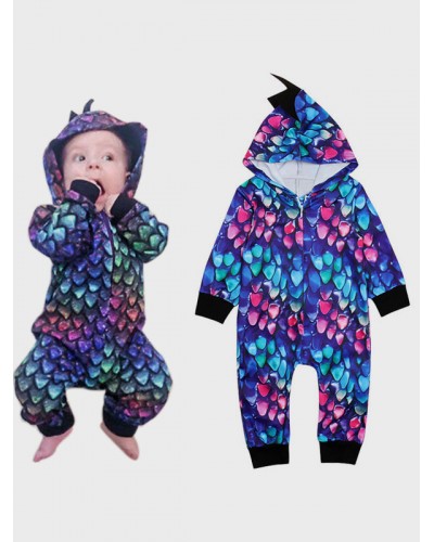 Unisex Onesie Pajamas Kigurumi Dinosaur Toddler Winter Sleepwear Mascot Animal Halloween Onesie Pajamas