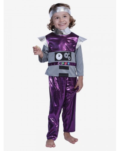 Halloween Costumes For Kids Purple Polyester Fiber Polyester Pants Top 2-Piece Set Costume Set Holiday