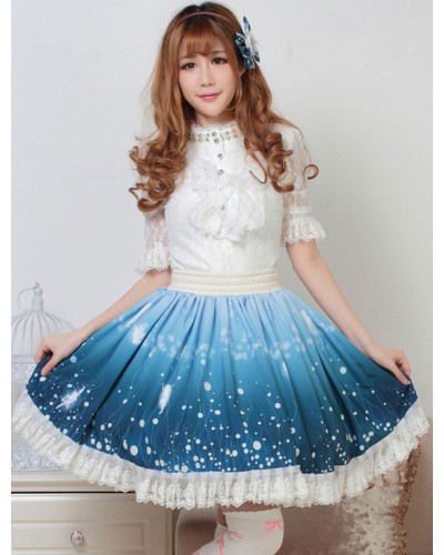 Sweet Lolita Skirt Wizard Of The Night Kawaii Lolita SK Lolita Skirt Spring Daily Casual