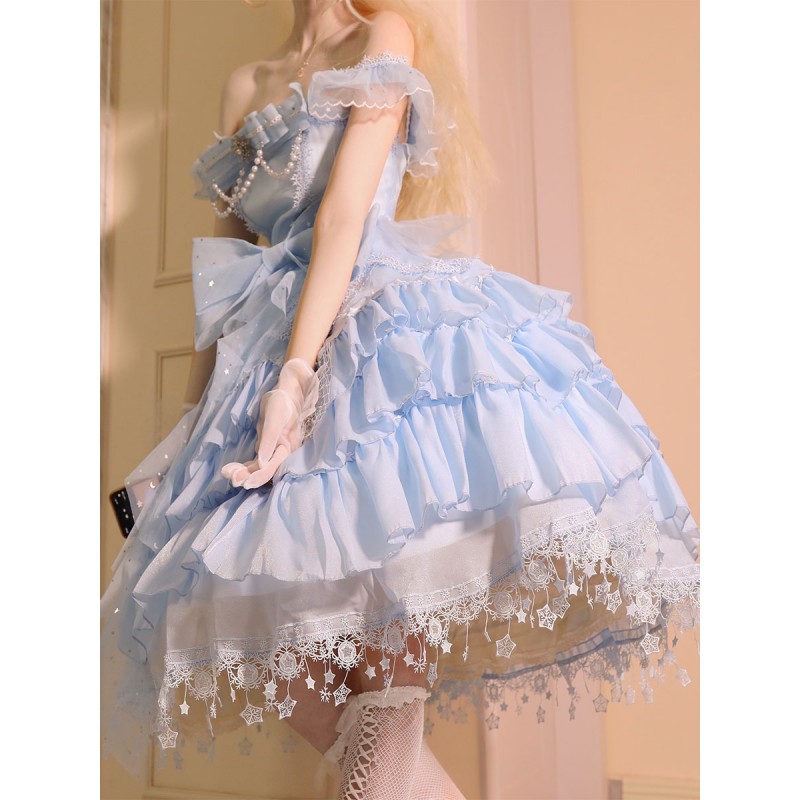 Sweet Lolita Dress Polyester Sleeveless Dress