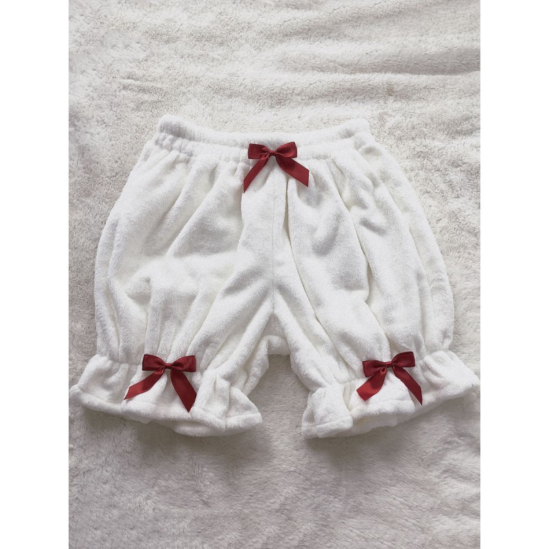 Lolita Bloomers Bows White Lolita Shorts Sweet Tea Party