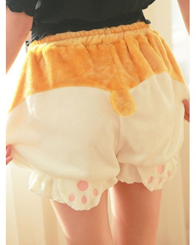 Sweet Lolita Animal Print Yellow Lolita Shorts Bloomers