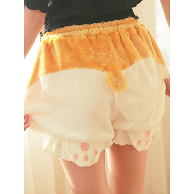 Sweet Lolita Animal Print Yellow Lolita Shorts Bloomers