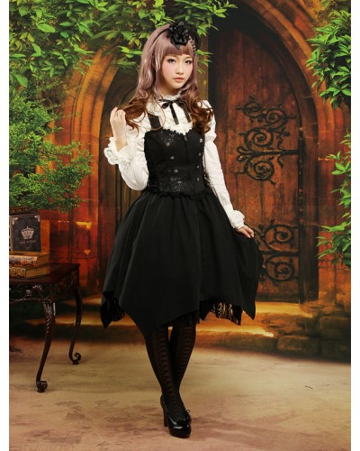 Multi Color Bow Long Sleeves Jacquard Cute Lolita Outfits