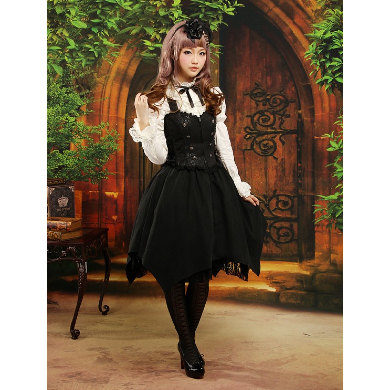 Multi Color Bow Long Sleeves Jacquard Cute Lolita Outfits