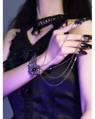 Lolita Accessories Black Chains Polyester Accessory Miscellaneous Steampunk Gothic