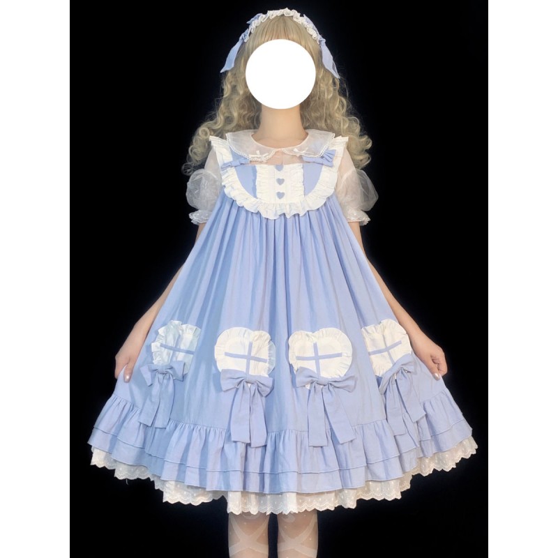 Sweet Lolita Dress Polyester Sleeveless Dress