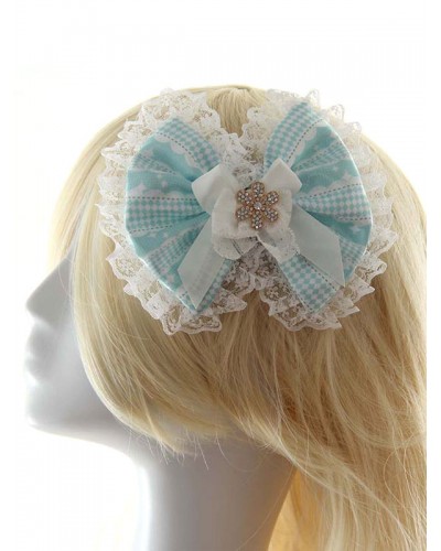 Multicolor Lace Bows Trendy Synthetic Lolita Hair Accessories Lovely Ball