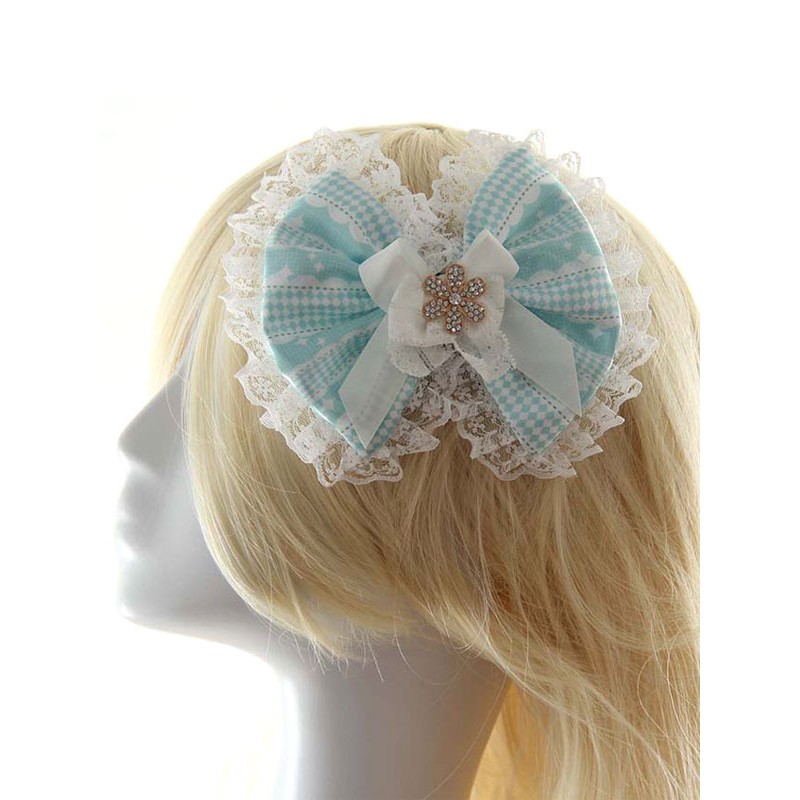 Multicolor Lace Bows Trendy Synthetic Lolita Hair Accessories Lovely Ball