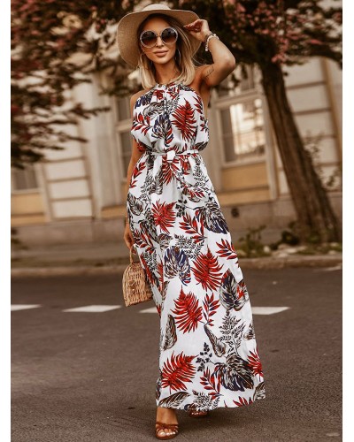 Women Boho Dress Sleeveless Dress Spring Summer