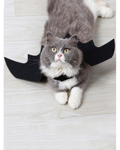 Animal Costume Evil Wings Polyester Black Cat Costume Halloween