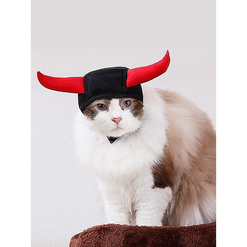 Animal Hat Polyester Black Cat Costume Christmas