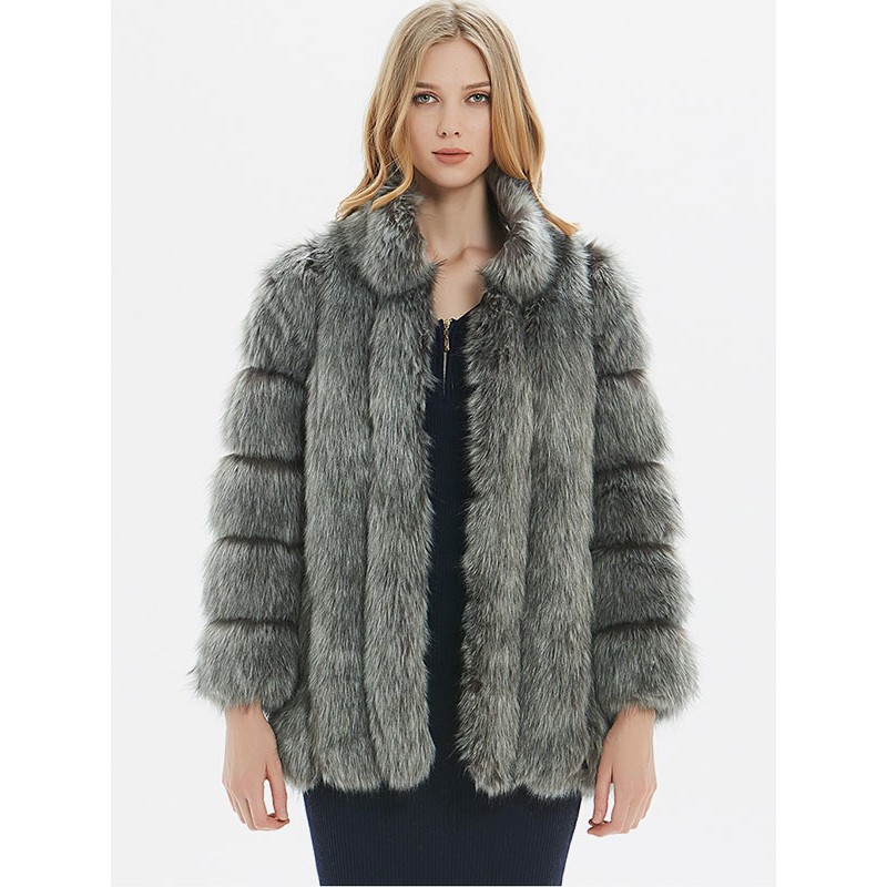 Faux Fur Coats For Women Winter Warm Outerwear 2023 Classic  Traditional Casual Street Wear Field