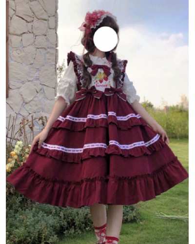 Sweet Lolita Dress Polyester Sleeveless Dress