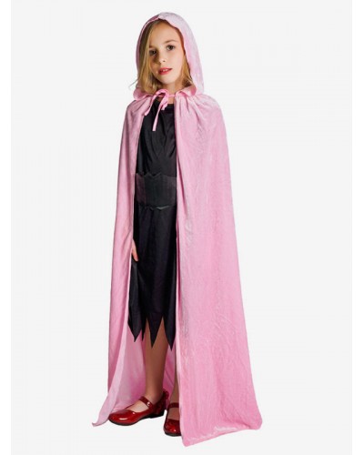 Costumes For Kids Pink Set Kid's Polyester Fiber Polyester Cloak Halloween Party Holiday