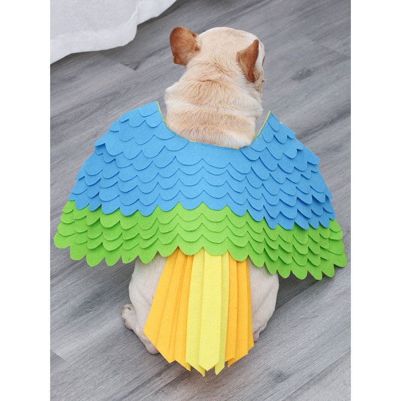 Animal Parrot Costume Polyester Blue Puppy Costume Halloween