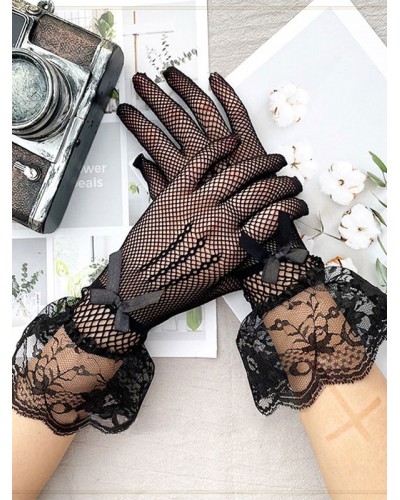 Lolita Accessories Black Lace Lace Accessory Polyester Fiber Miscellaneous Steampunk Gothic