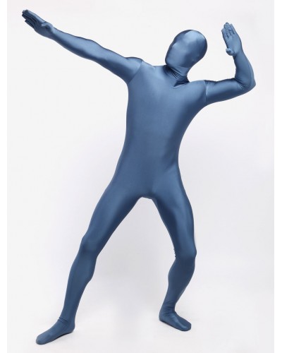 Morph Suit Blue Zentai Suit Full Body Lycra Spandex Bodysuit