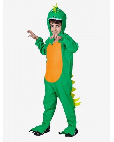 Costumes For Kids Green Polyester Fiber Polyester Set Kid's Jumpsuit Halloween Party Holiday