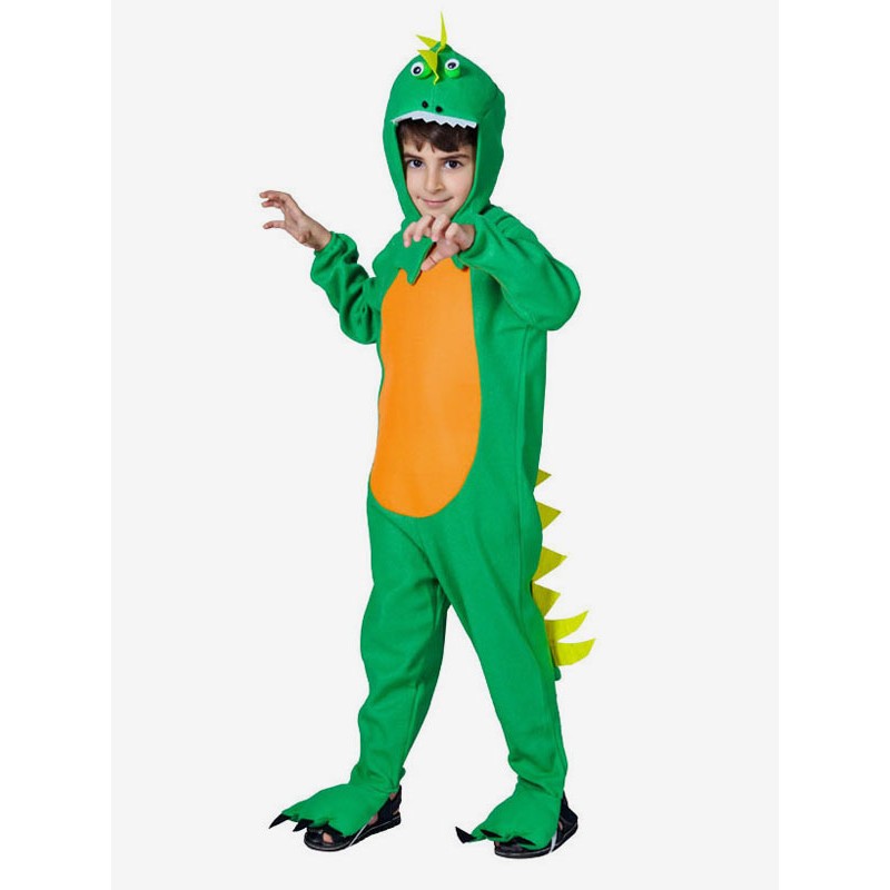 Costumes For Kids Green Polyester Fiber Polyester Set Kid's Jumpsuit Halloween Party Holiday