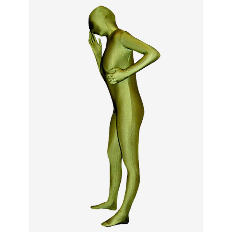 Morph Suit Army Green Lycra Spandex Fabric Zentai Suit Unisex Full Body Suit Bodysuit