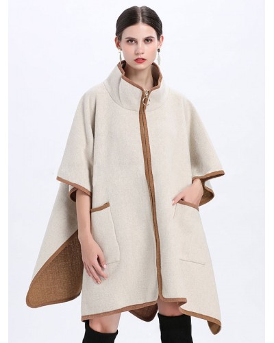 Women 's Poncho Coat Oversized Cape Spring Outerwear 2023 Classic  Traditional Casual Street Wear Dating Office  Career