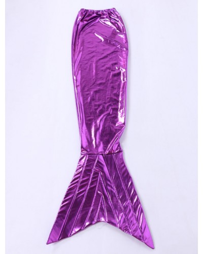 Unisex Halloween Fuchsia Mermaid Tail Shiny Metallic Animal Zentai Halloween