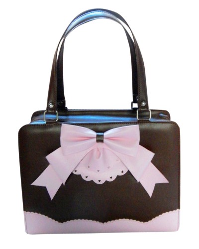 Attractive Bow Leather Lolita Bag Handbag