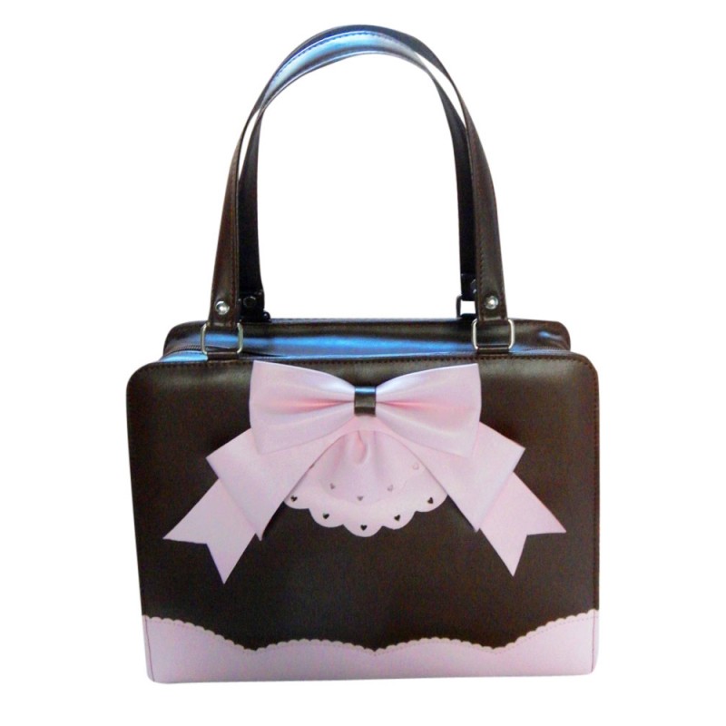 Attractive Bow Leather Lolita Bag Handbag