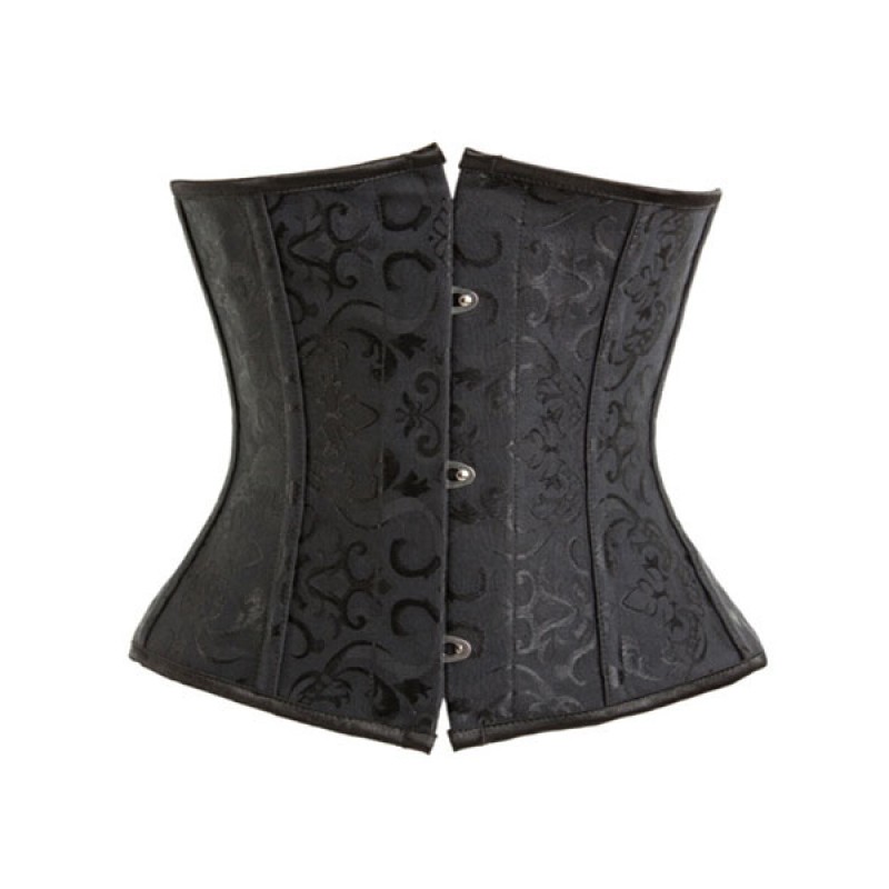 Black Jacquard Corsets Sexy Party