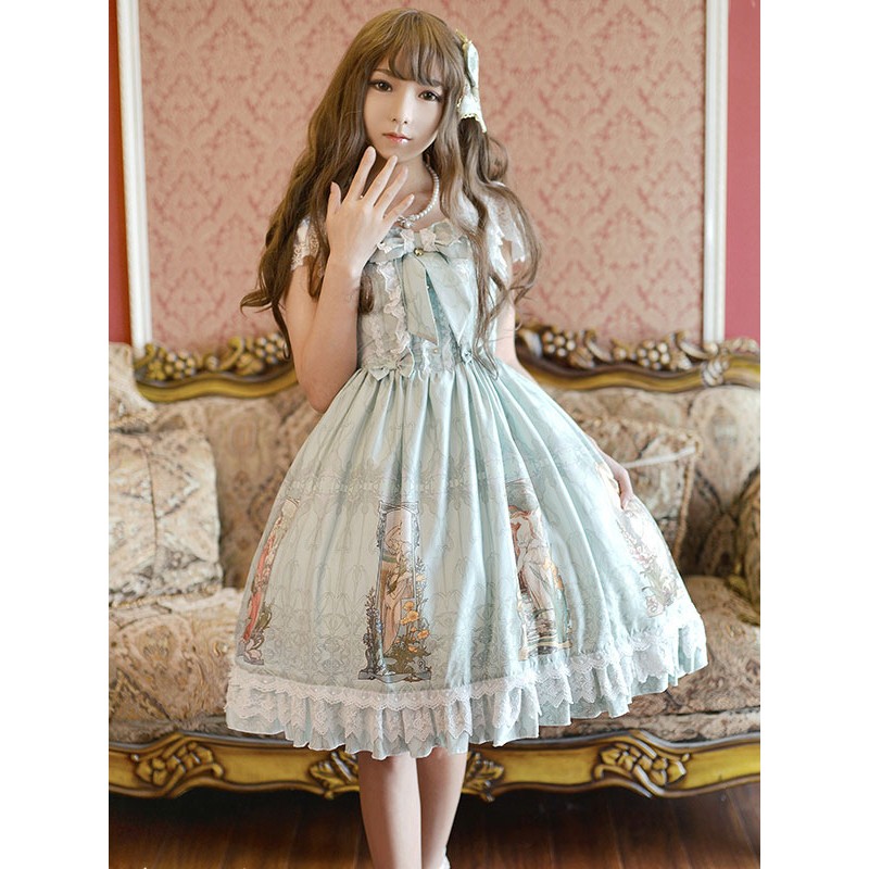 Lolita Hair Bows Blue Hairpins Lolita Accessories Sweet