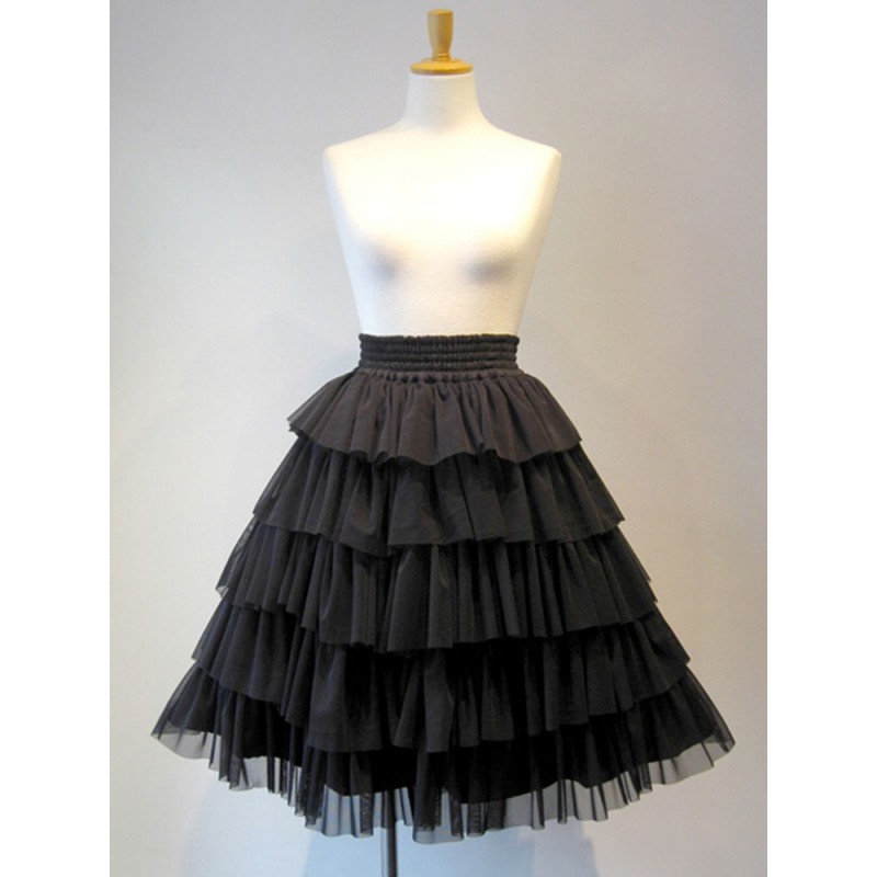 Gothic Lolita SK Black Lolita Skirts