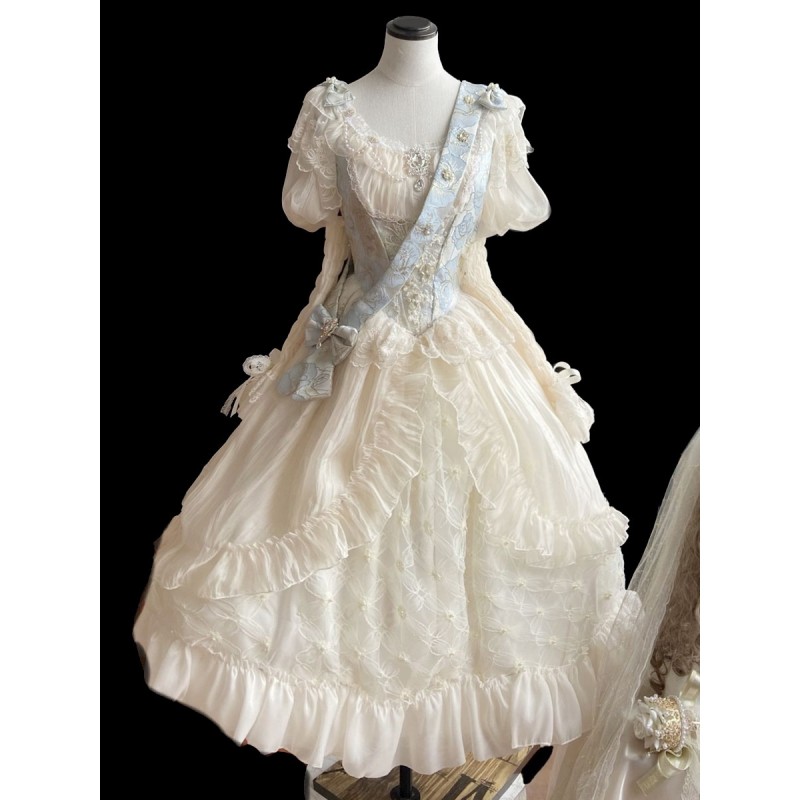 Lolita Ecru White Polyester Accessory Miscellaneous Accessories Sweet Lolita Wedding Dress Daily Casual Tea Party