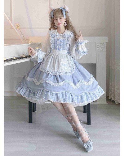 Sweet Lolita Dress Polyester Sleeveless Sweet Lolita Dress