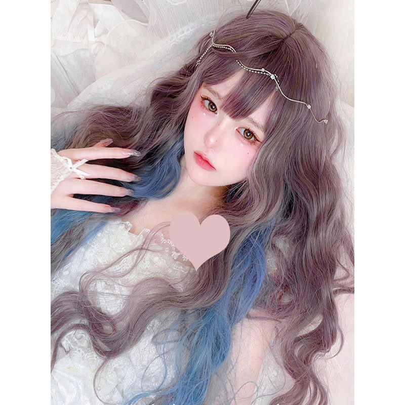 Lolita Wig Long Heat-resistant Fiber Taupe Lolita Accessories Sweet Harajuku Fashion ROCOCO Daily Casual Tea Party