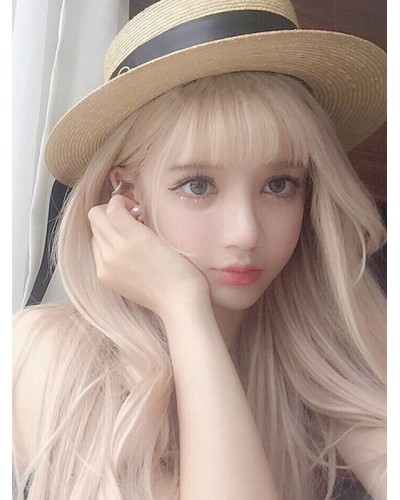 Sweet Lolita Wigs Long Heat Resistant Fiber Blonde Lolita Hair Wigs