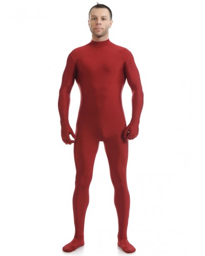 Morph Suit Halloween Dark Green Lycra Spandex Zentai Suit For Men Morphsuits Halloween